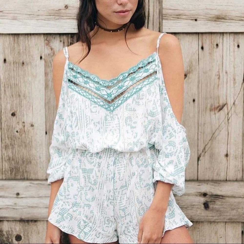 Desi Romper in Echo - Picture 1 of 16